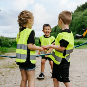 gul refleksvest til børn