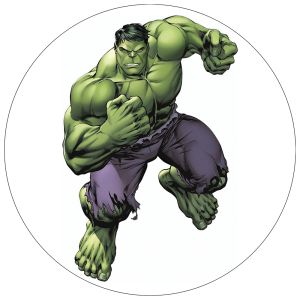 hulk sukkerprint til kage